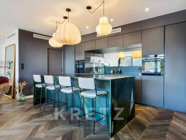 Penthouse vue mer et plage à pieds