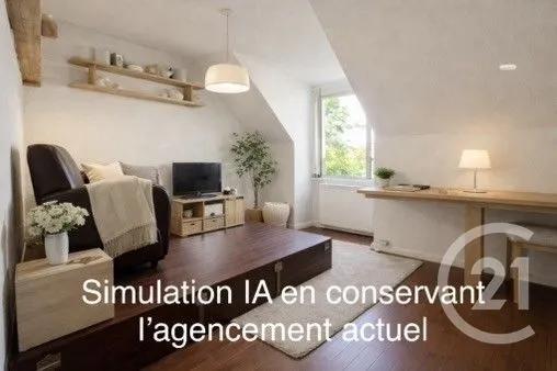 Appartement Studio à vendre  1 pièce - 29,44 m 2   FONTAINEBLEAU  - 77