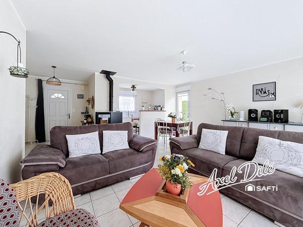 Maison de plain pied - 3 chambres - 91m2