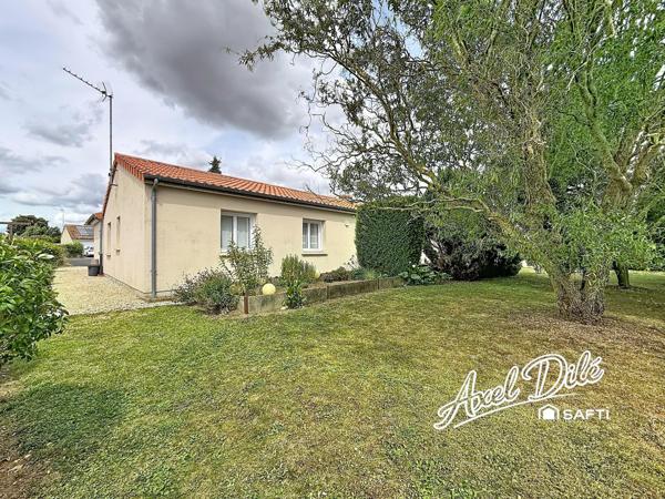 Maison de plain pied - 3 chambres - 91m2