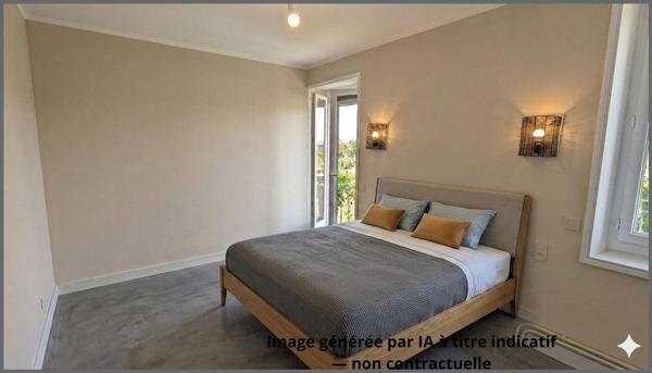 Maison mitoyenne 2 chambres + dépendances