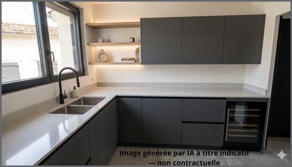 Maison mitoyenne 2 chambres + dépendances