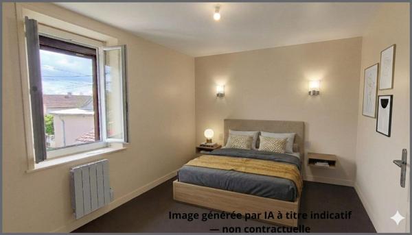 Maison mitoyenne 2 chambres + dépendances