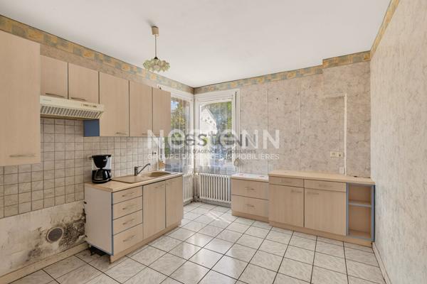 A VENDRE : maison 2 chambres avec sous-sol et grand terrain constructible à Lamballe