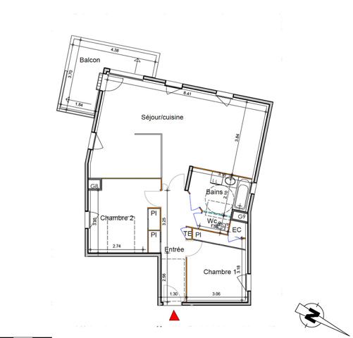 VÉNISSIEUX CENTRE VILLE - PORTES DE LYON - RÉSIDENCE RÉCENTE - APPARTEMENT 4 PIÈCES SÉJOUR DOUBLE - BALCON ET GARAGE - TRAMWAY T10 - TRAMWAY T4 - MÉTRO D - BUS - ACCES RAPIDE A7 - A6 - ROCADE EST , Venissieux