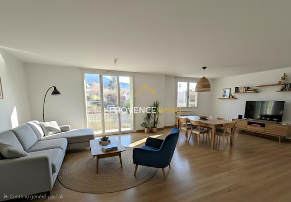 Digne-les-Bains (04000) Nouvelle Exclusivité Digne-les-Bains Appartement F3/4 de 74 m² – Vue Cousson, Balcon Sud, Garage & Cave