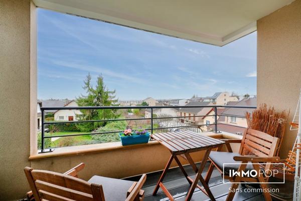Appartement T3 de 64m2 avec balcon, parking et box à Noisy-le-Grand