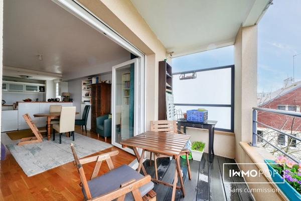Appartement T3 de 64m2 avec balcon, parking et box à Noisy-le-Grand