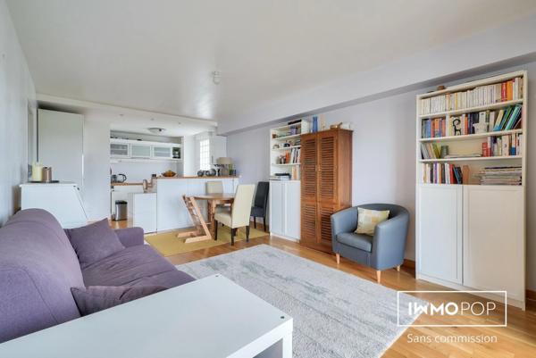 Appartement T3 de 64m2 avec balcon, parking et box à Noisy-le-Grand