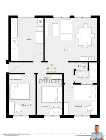 Appartement 4 pièces - 71 m²