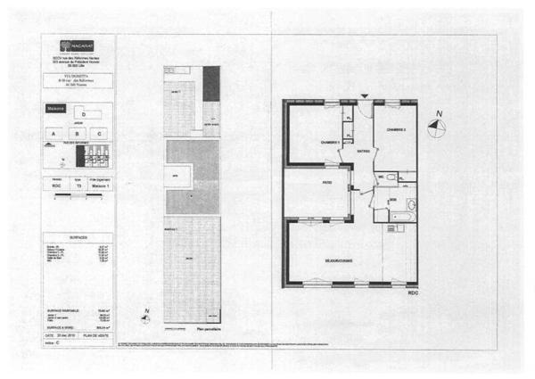 Maison 3 pièces - 44100 Nantes