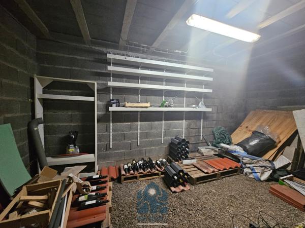 Maison de plain pied avec sous-sol aménagé, terrasse, garage et parking