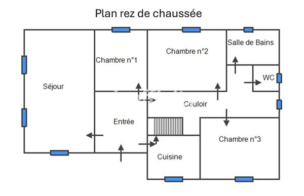 Maison 4 pièces - 110 m²