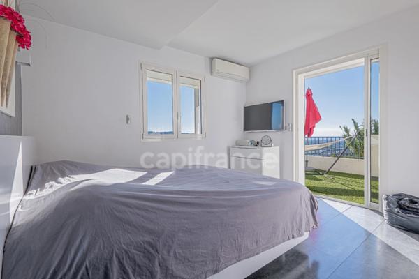 À vendre : villa sans travaux avec piscine / vue mer et montagne - Saint Laurent du Var