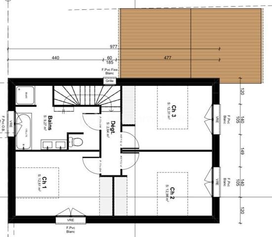 Maison traditionnelle de 100 m²