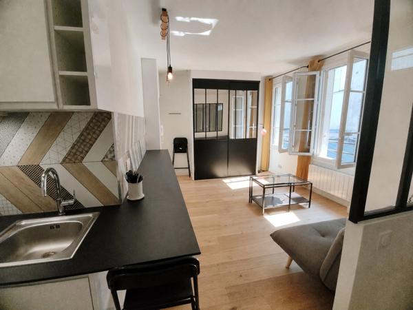 Paris 17ème Batignolles – 2 pièces rénové et meublé, au calme sur cour