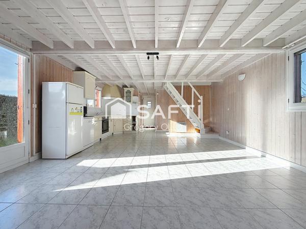 Chalet 3 chambres avec garage