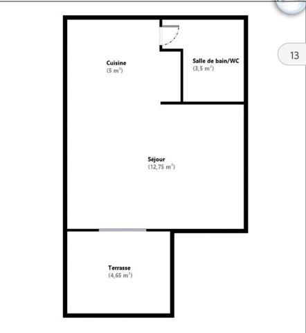 Appartement à FREJUS, 83600 - 1 pièce 21m²