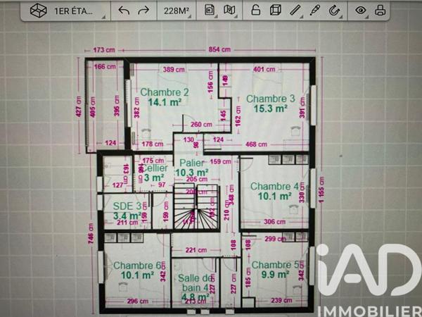 Immeuble à vendre 175 m² Antony