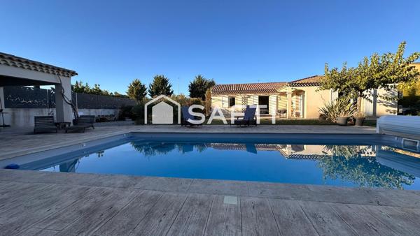 83470- Saint Maximin- Maison plain pied, 157 m2, terrain 2704 m2, 5 pièces