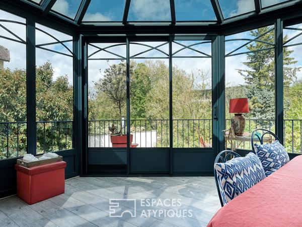 La meulière et son extension