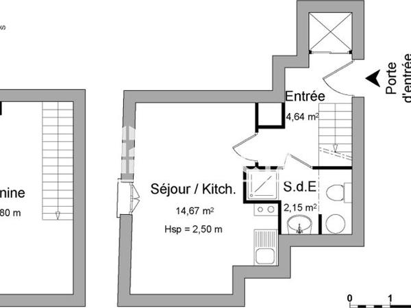 Location Appartement 2 pièces 21.5 m² - 4 RUE DE LEON Rennes 35000