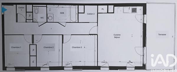 Appartement à vendre 4 pièces 83 m² Romainville