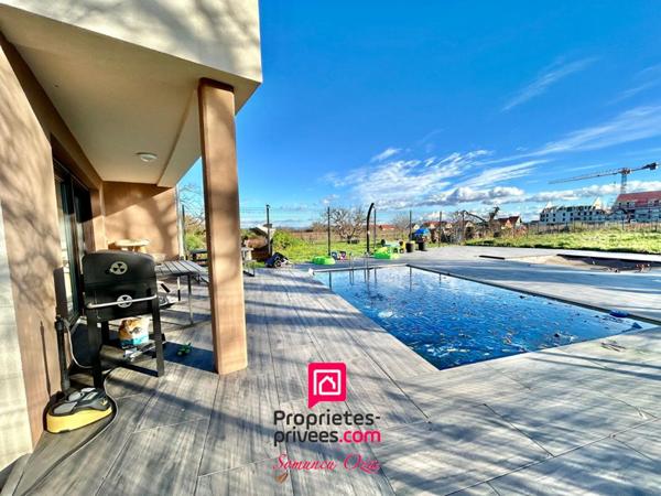 Maison Contemporaine avec piscine 150 m2 habitable sur 935 m2 de terrain à Barr