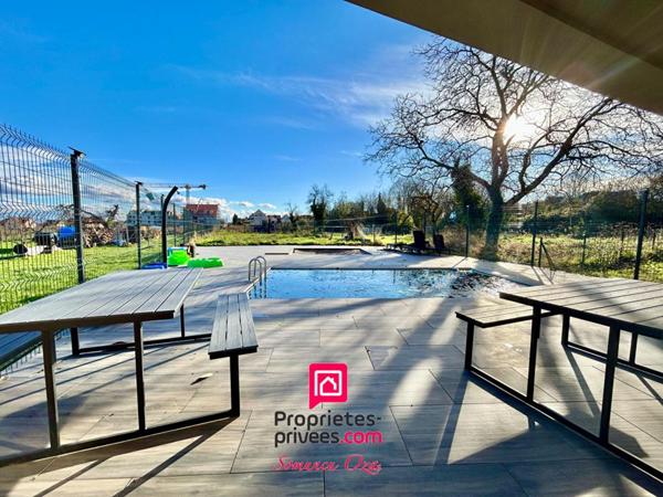 Maison Contemporaine avec piscine 150 m2 habitable sur 935 m2 de terrain à Barr