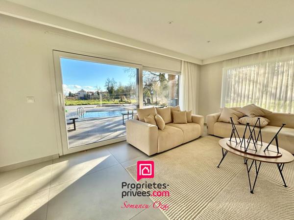 Maison Contemporaine avec piscine 150 m2 habitable sur 935 m2 de terrain à Barr