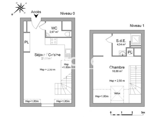 Location Appartement 2 pièces 49.22 m² - 6 PLACE DE L'HOPITAL GENERAL Valenciennes 59300