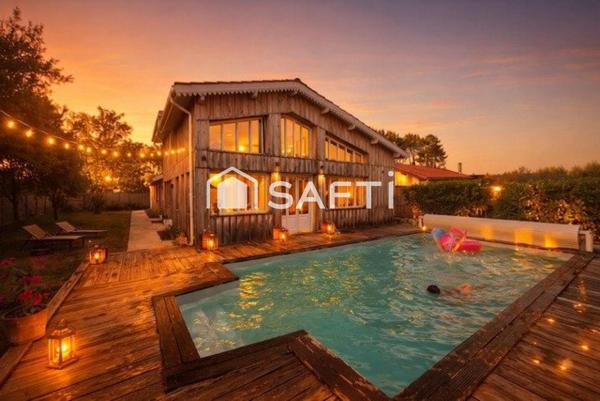 Villa 5 chambres - piscine - 5min de la plage