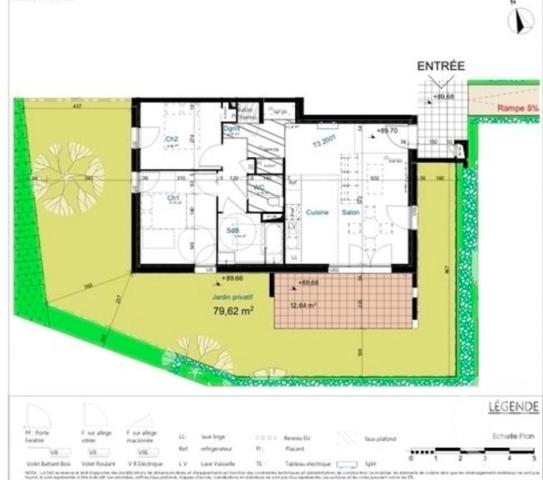 Appartement F3 à vendre  3 pièces - 65 m2 LA FARLEDE - 83