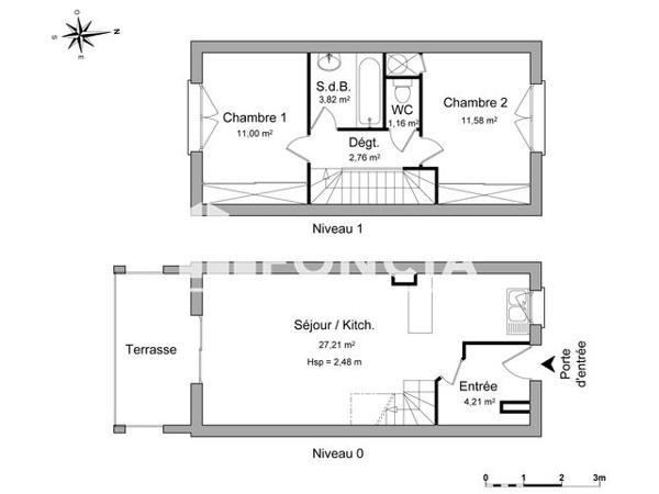 Location Appartement 3 pièces 61.74 m² - LOT 4 Buxerolles 86180