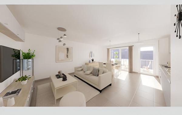 Location Appartement66 m² - 3 Pièces - VALLEIRY (74520)