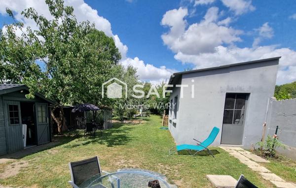 Maison semi plain-pied de 4 chambres – Magnifique jardin et garage