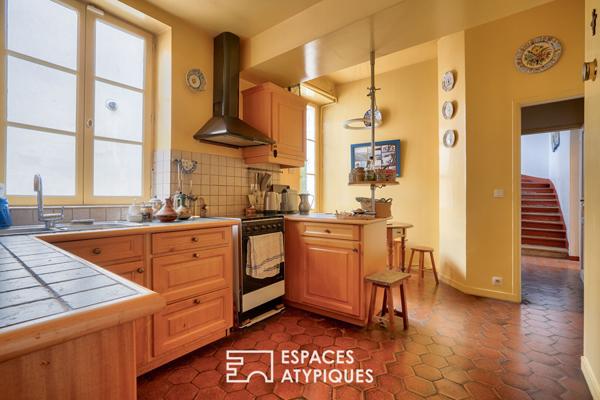 Maison de maître avec jardin proche Paris