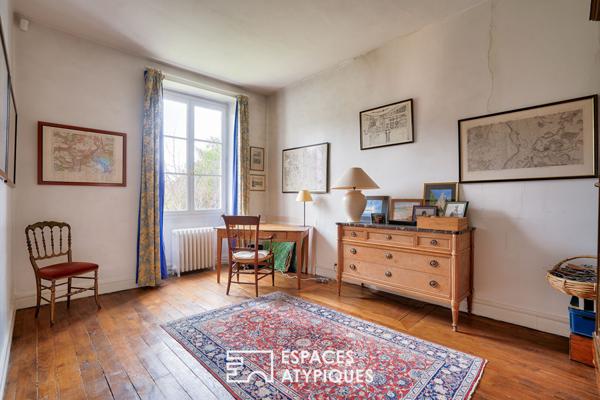 Maison de maître avec jardin proche Paris