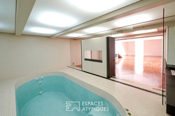 Loft avec piscine et commercialité au Marché Saint-Martin