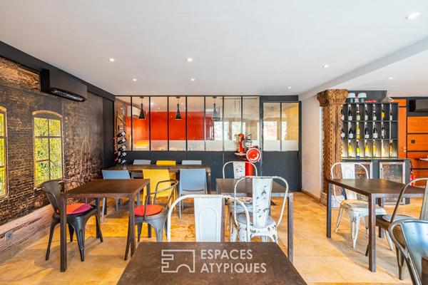 Ancien corps de ferme avec piscine