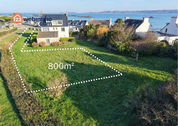 Terrain à bâtir 800 m² à Trédrez-Locquémeau 22300