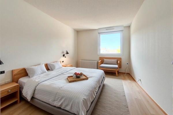 Appartement avec terrasse et garage à 2 mn de la Pépinière