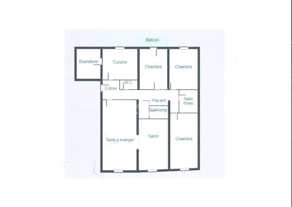 A vendre : Appartement 3 chambres 93m² avec cave et parkings à Rezé secteur Mairie de Rezé