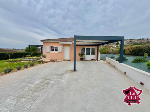 Maison contemporaine de plain-pied Penne-d'Agenais (47140)
