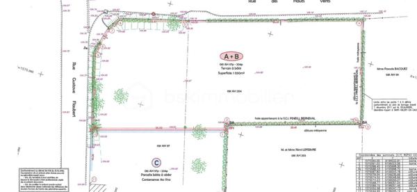 Terrain de 1 024 m²