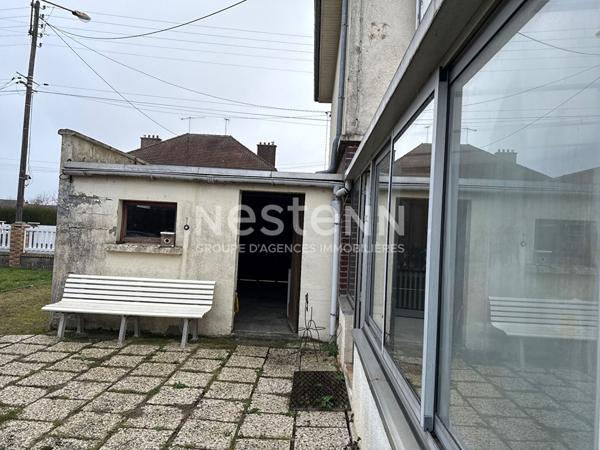 Maison à vendre à QUESSY (02700) TERGNIER - 2 CHAMBRES - 77 M² - TERRAIN 500 m² - GARAGE