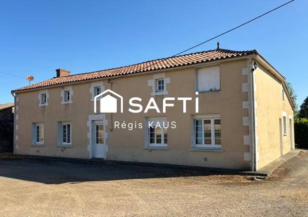 maison en pierre avec dépendance et 24 000 m2 de terrain