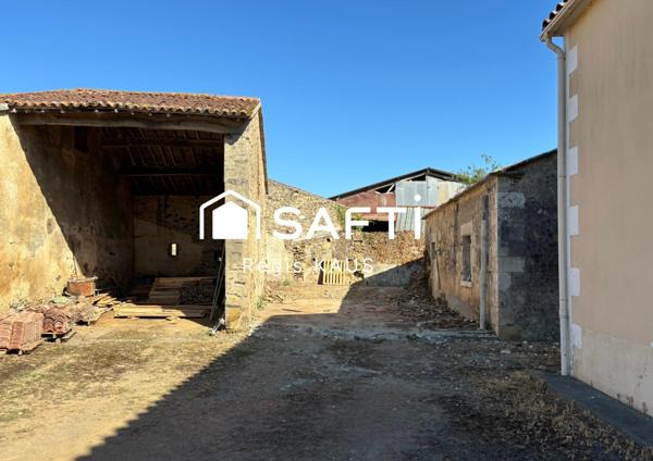 maison en pierre avec dépendance et 24 000 m2 de terrain