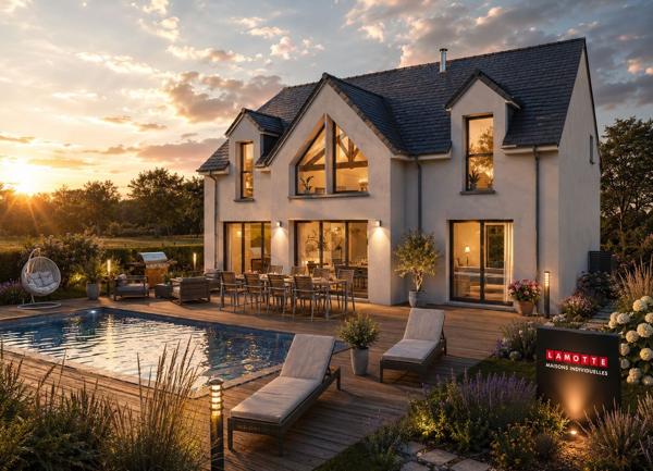 Terrain + Maison à vendre 5 pièces - 130 m²