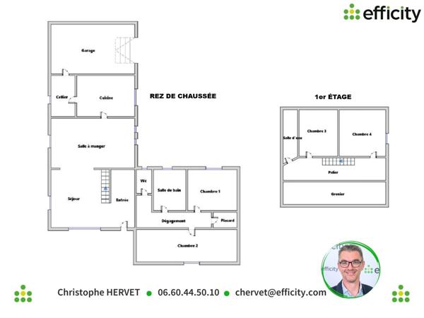 Maison 6 pièces - 151 m² Exclusivité